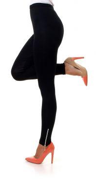Legginsy zamek na nogawce
