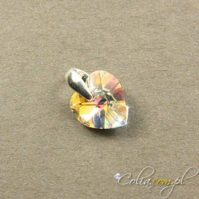 Zawieszka Swarovski Elements serce crystal AB 10