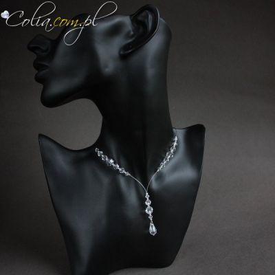 Naszyjnik Swarovski Elements crystal sopel 15