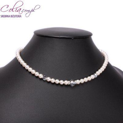 Naszyjnik Swarovski Elements perły