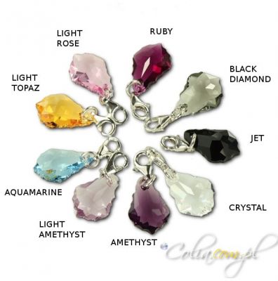 Charms Swarovski Elements baroque color 16