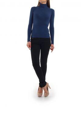 -20% SALE Ciepły komfortowy golf sweter bufki