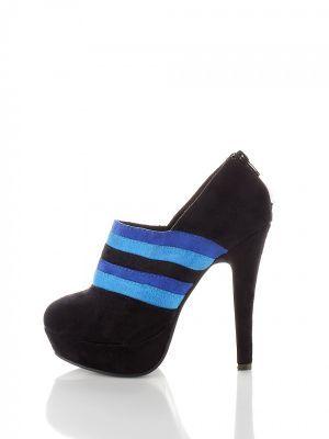 Półbuty Model A453-1 Black-Blue