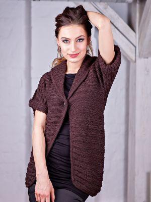 SweterDamski ModelA-72-1637 Chocolate
