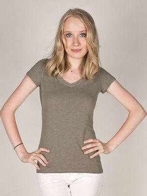 T-shirt Damski Model L-37-025 OLIVE