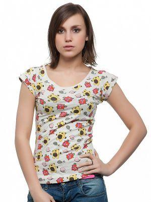 T-shirt Damski Model H-37-026 BEIGE