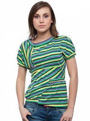 Bluzka Damska Model H-37-050 BEIGE (GREEN)