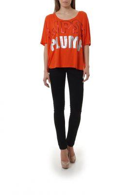 OSTATNIE SZTUKI -20% SALE Bluzka oversize z nadrukiem luźna
