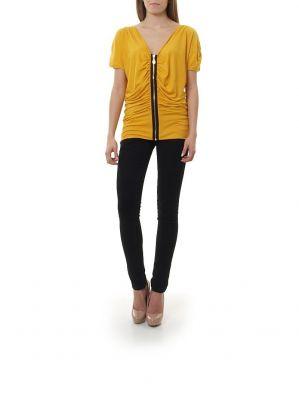 -20% SALE Drapowana zamek bluzka kimono