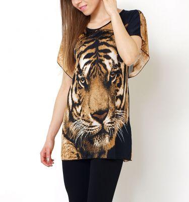 -20% SALE Tunika bluzka animal print