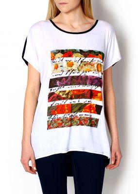 -35% SALE Bluzka z kolorowym nadrukiem