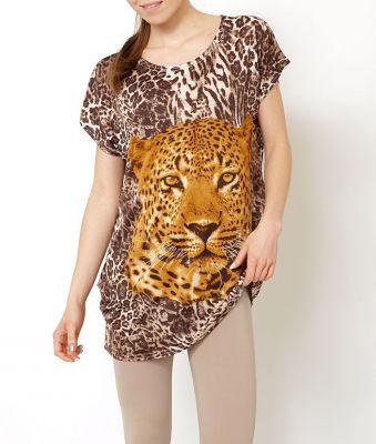 -20% SALE Tunika panterka bluzka tygrys
