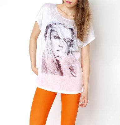 SUPER SALE Bluzka print nadruk kobieta