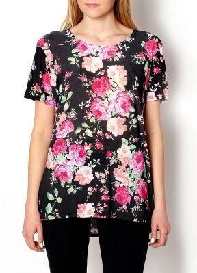 Bluzka floral look