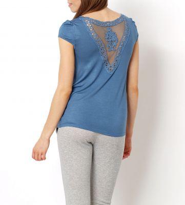 -20% SALE Komfortowa bluzka siateczka plecy