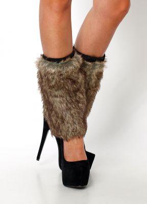 -20% SALE Grube ocieplacze na buty futrzane