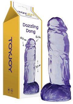 Dildo żelowe Dazzling Dong Purple