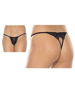 Sexy stringi Butterfly String Black