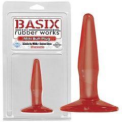 Korek analny Basix 4 Mini Butt Plug Red