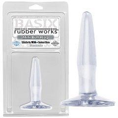 Korek analny Basix 4 Mini Butt Plug Clear