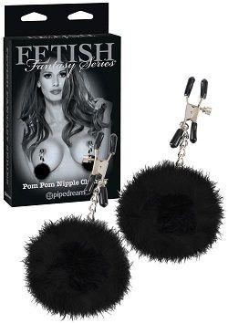 Zaciski na sutki Ffle Pom Pom Nipple Clamps