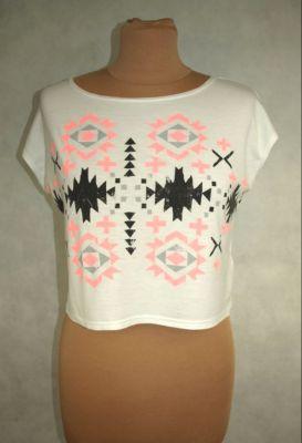 Aztecki crop top New Look